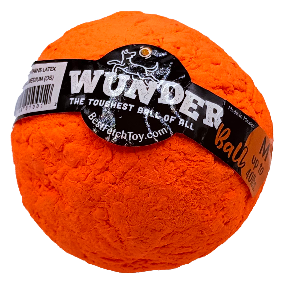 WUNDERball | Award-Winning Natural Rubber Fetch Toy | Floats, Cleans Teeth, 4 Sizes