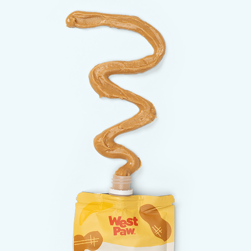 Creamy Peanut Butter Banana Dog Treat | Squeeze Pouch | No Xylitol | No Artificial Ingredients