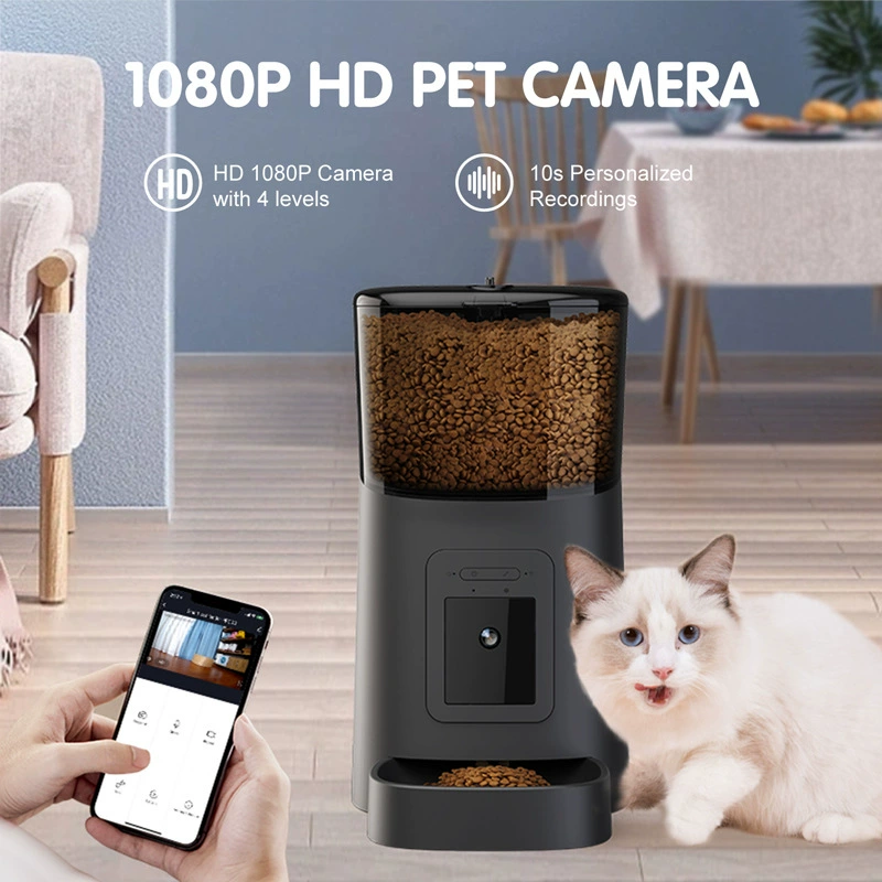 H20 Smart Pet Feeder Camera | 1080p HD + Night Vision | App-Controlled | 6L | iOS & Android