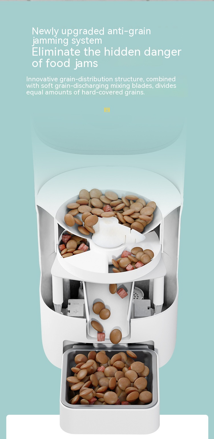 PAPIFEED 6L Smart Auto Pet Feeder | WiFi App Control | Voice Recording | Stainless Steel Bowl | Cats & Dogs