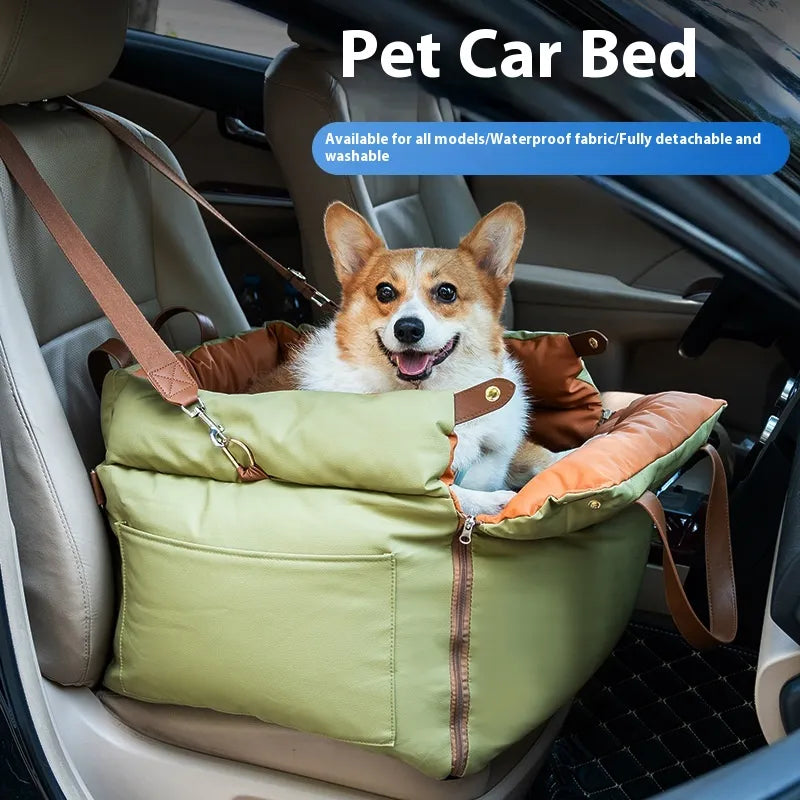 Portable Car Kennel for Cats & Small Dogs | Removable Washable Cover | 55×50×45cm | 3 Colors