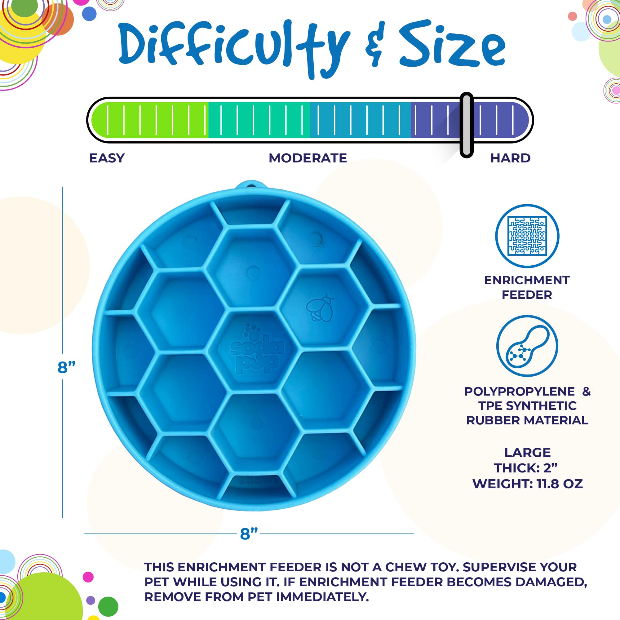 Turn mealtime into enrichment time. The Honeycomb eBowl slows eating by up to 10x, reduces anxiety, and engages foraging instincts. Vet-recommended, dishwasher safe, made in the USA.