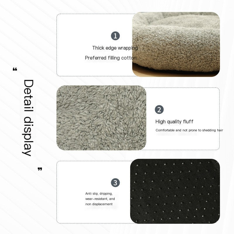 Cozy Pet Nest Deluxe Bed | Plush Ultra-Soft | High-Density Foam | Non-Slip | Dogs & Cats