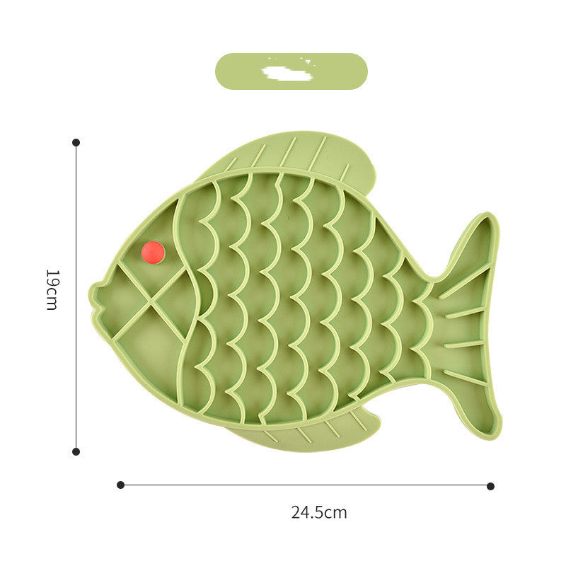 Silicone Slow Feed Lick Mat for Dogs & Cats | Anti-Gulping | Dishwasher Safe | 5 Colors