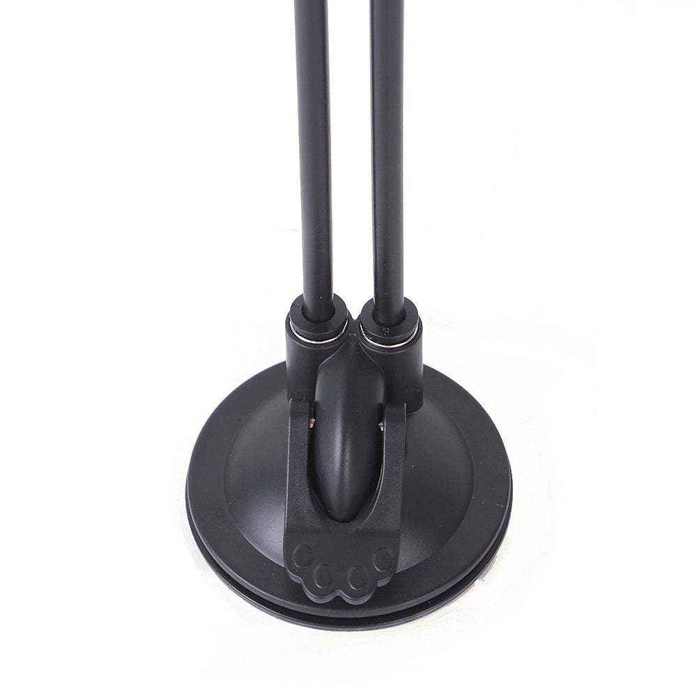 Double Rod Suction Cup Cat Teaser | Hands-Free Interactive Toy | Detachable Handheld Rod | Multiple Lures