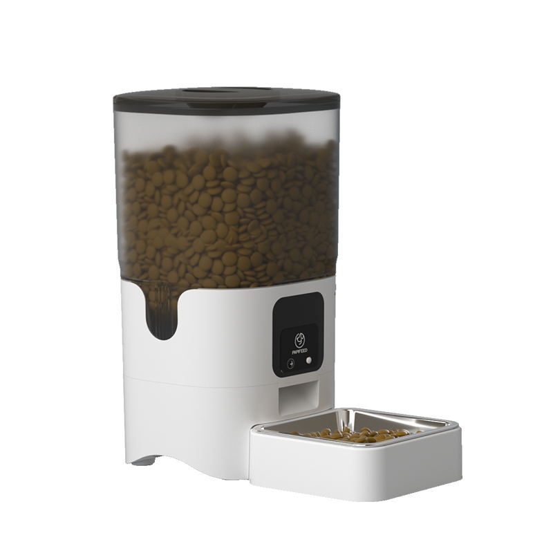 PAPIFEED 6L Smart Auto Pet Feeder | WiFi App Control | Voice Recording | Stainless Steel Bowl | Cats & Dogs