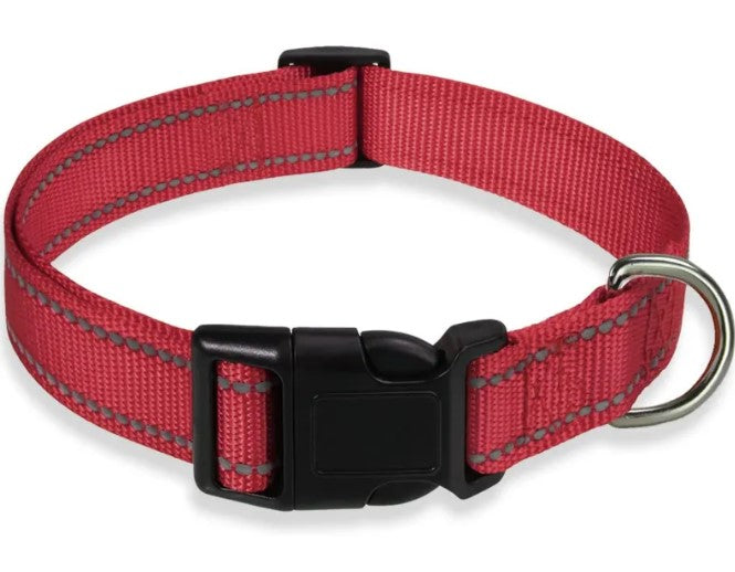 Adjustable Chest Strap Dog Harness | Reflective | Quick-Release | 15–25" | 4 Colors