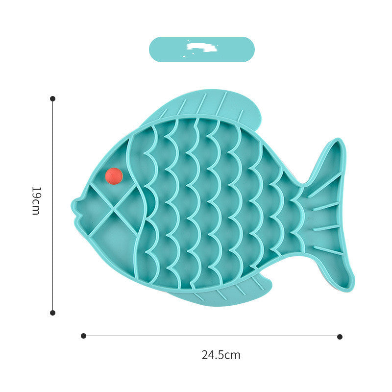 Silicone Slow Feed Lick Mat for Dogs & Cats | Anti-Gulping | Dishwasher Safe | 5 Colors