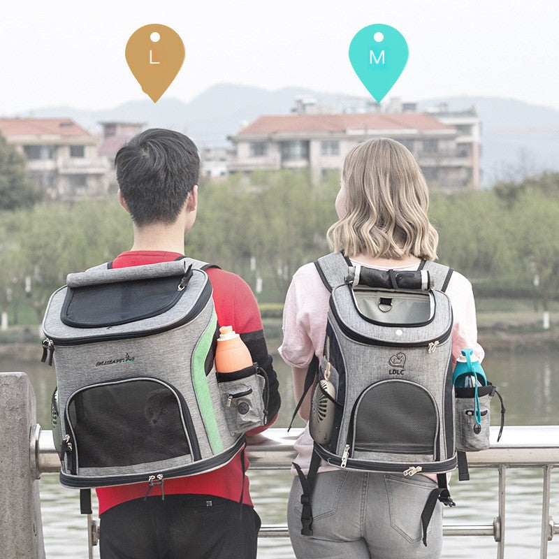 Breathable Pet Backpack Carrier | Small to Medium Dogs & Cats | Structured Frame | 4 Colors