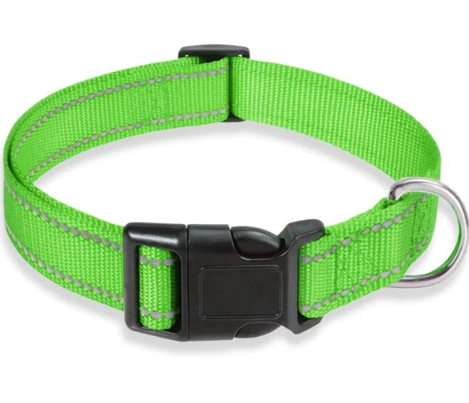 Adjustable Chest Strap Dog Harness | Reflective | Quick-Release | 15–25" | 4 Colors