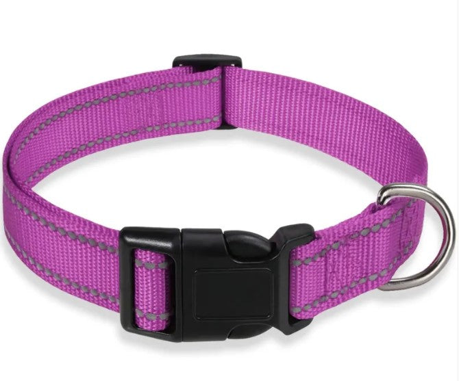 Adjustable Chest Strap Dog Harness | Reflective | Quick-Release | 15–25" | 4 Colors