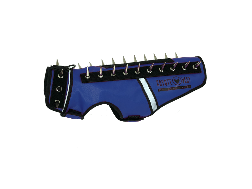 SpikeVest for Cats | Predator Protection Vest | Puncture-Resistant with Chrome Spikes | XS–M