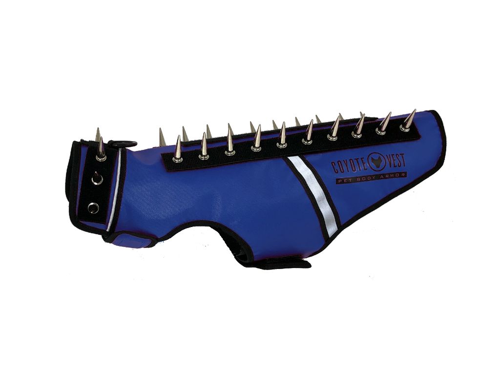 SpikeVest for Cats | Predator Protection Vest | Puncture-Resistant with Chrome Spikes | XS–M