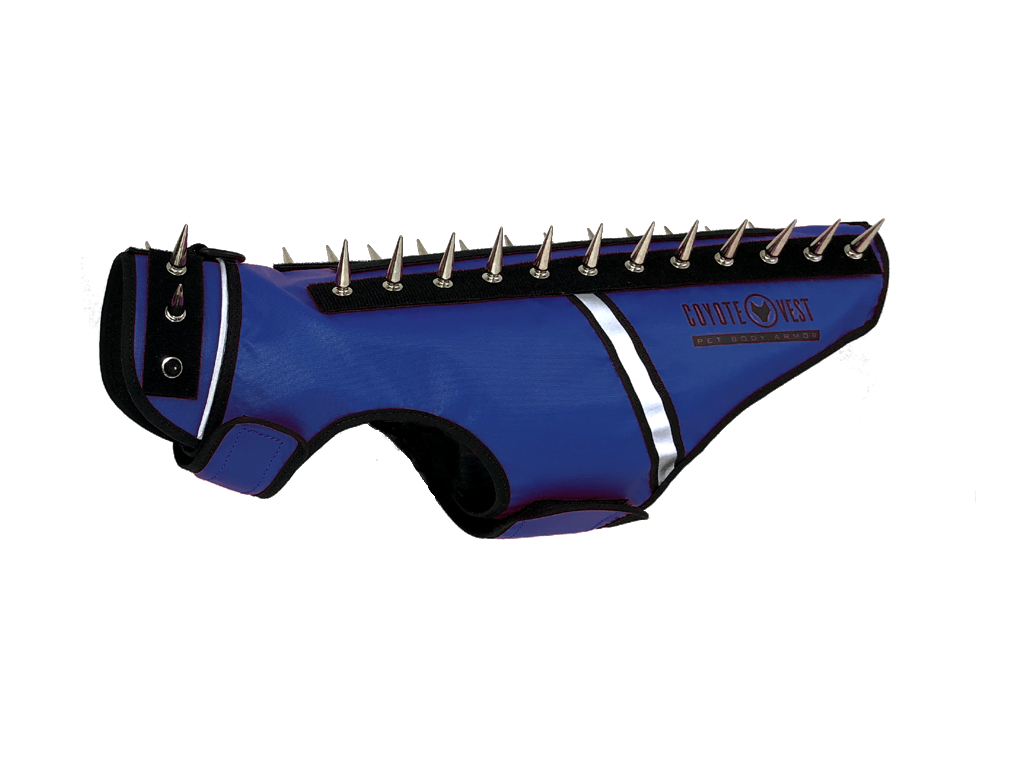 SpikeVest for Cats | Predator Protection Vest | Puncture-Resistant with Chrome Spikes | XS–M