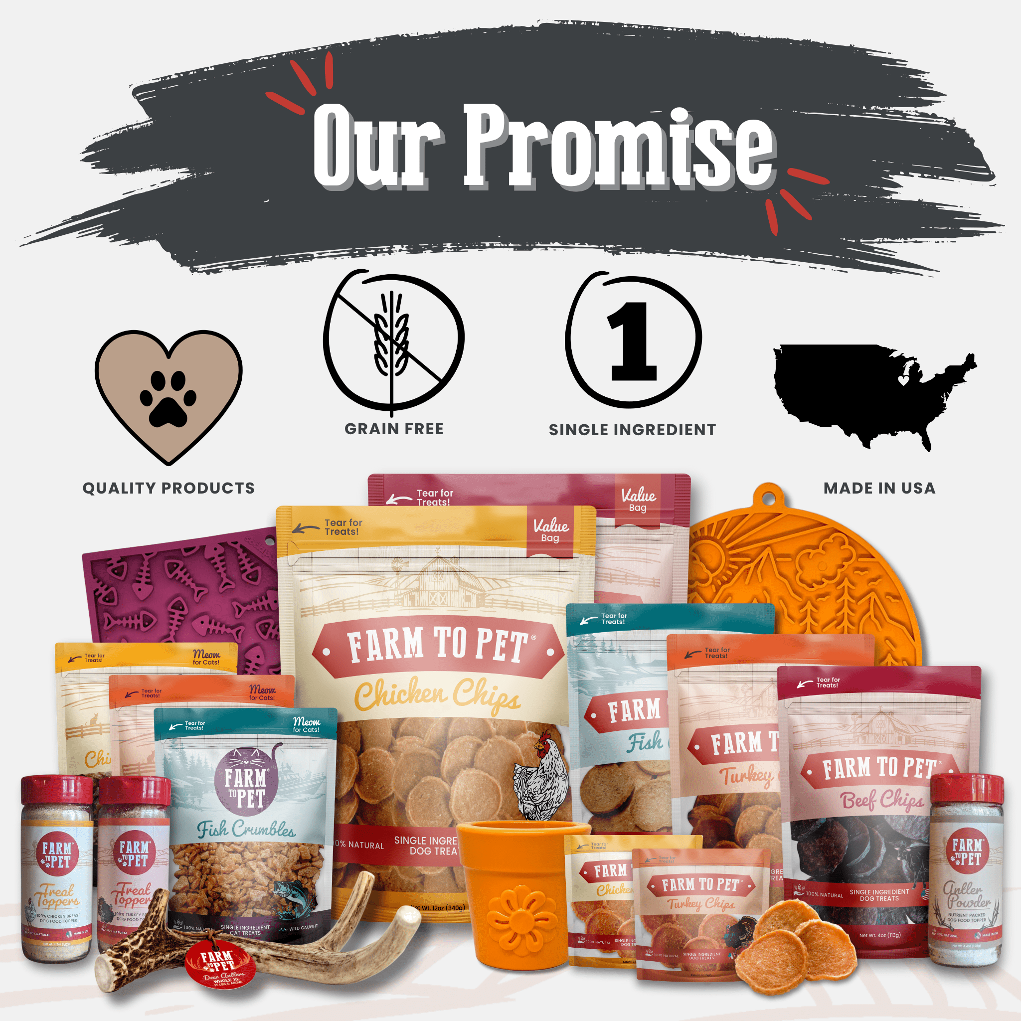 Organic Whole Deer Antler Chews for Large Dogs | Wild-Gathered USA | L & XL Sizes