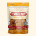 Farm to Pet Chicken Chips Dog Treats | Single Ingredient | Human-Grade | Made in USA