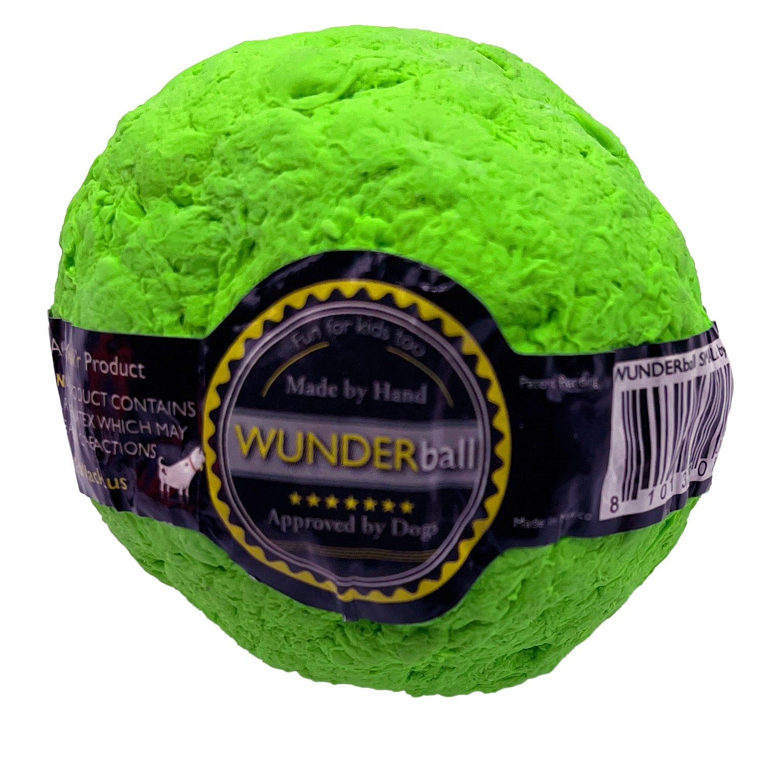 WUNDERball | Award-Winning Natural Rubber Fetch Toy | Floats, Cleans Teeth, 4 Sizes