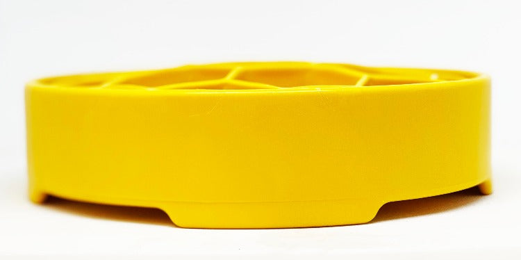Turn mealtime into enrichment time. The Honeycomb eBowl slows eating by up to 10x, reduces anxiety, and engages foraging instincts. Vet-recommended, dishwasher safe, made in the USA.