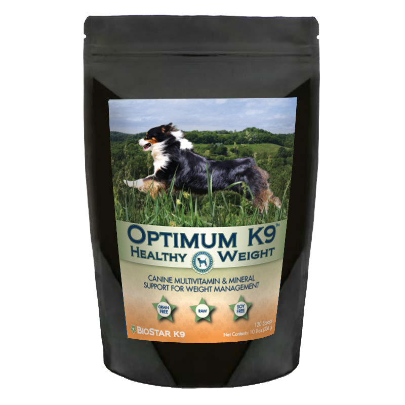 Optimum K9 Healthy Weight™ | Metabolism & Lean Body Mass Support Supplement for Dogs