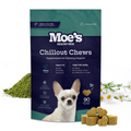 Moe's Chillout Calming Soft Chews for Dogs | Hemp, Chamomile & L-Theanine | Peanut Butter | 90 Chews