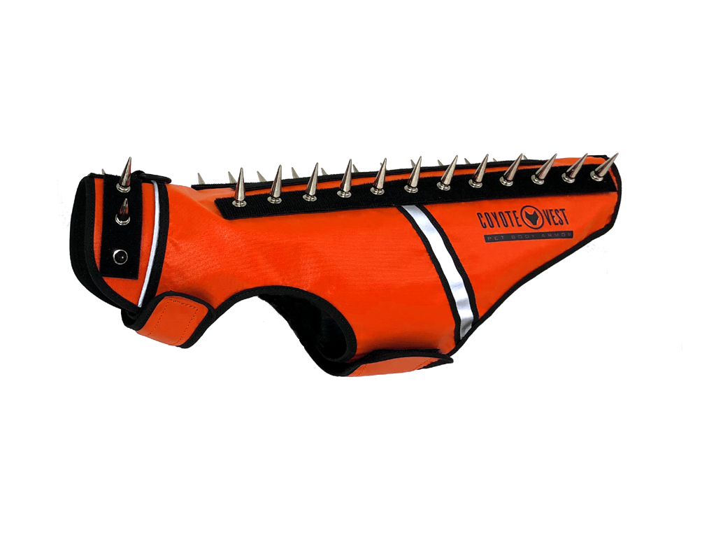 SpikeVest for Cats | Predator Protection Vest | Puncture-Resistant with Chrome Spikes | XS–M
