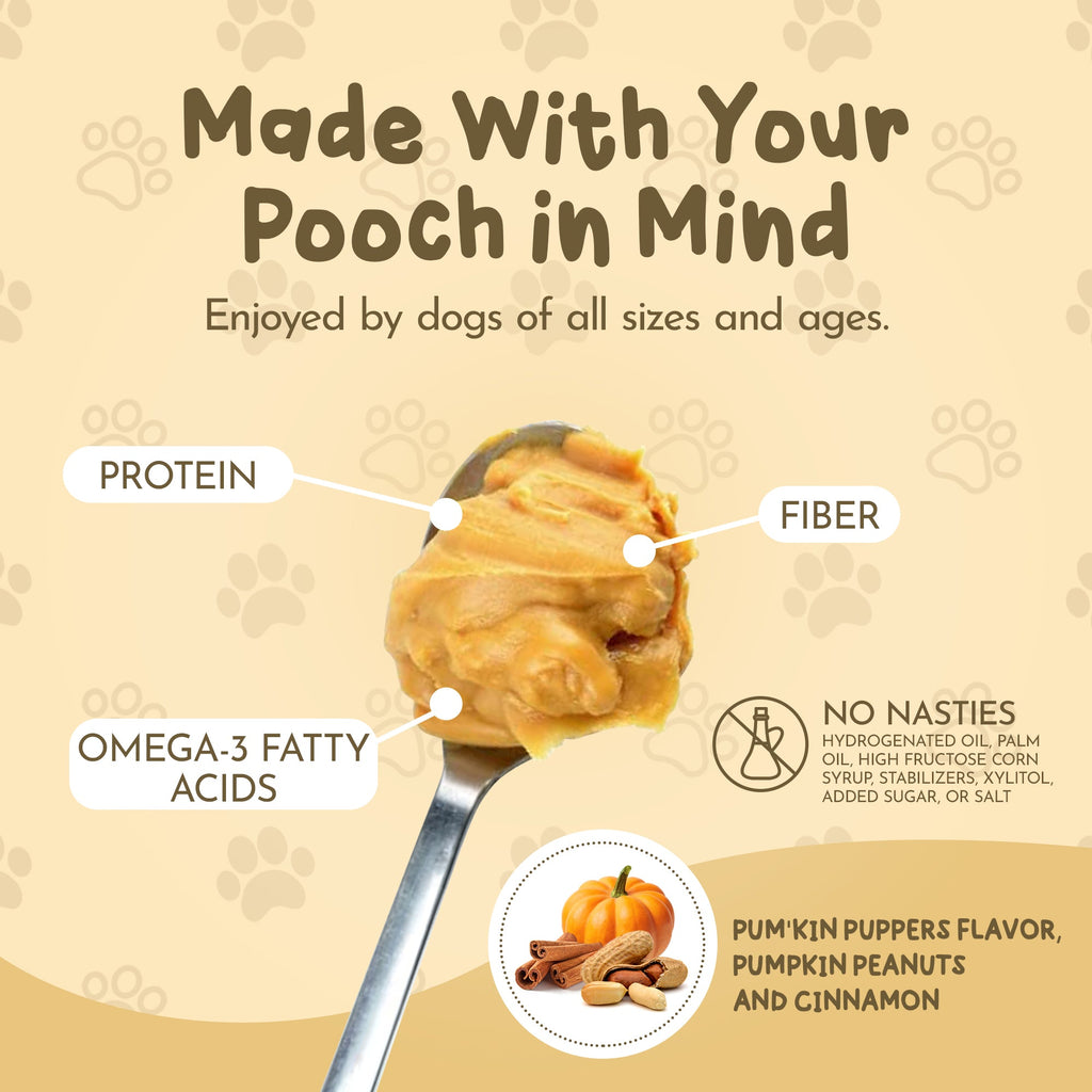 Award-Winning Pumpkin Peanut Butter Dog Treat | Xylitol-Free | Non-GMO | Supports Rescue Dogs