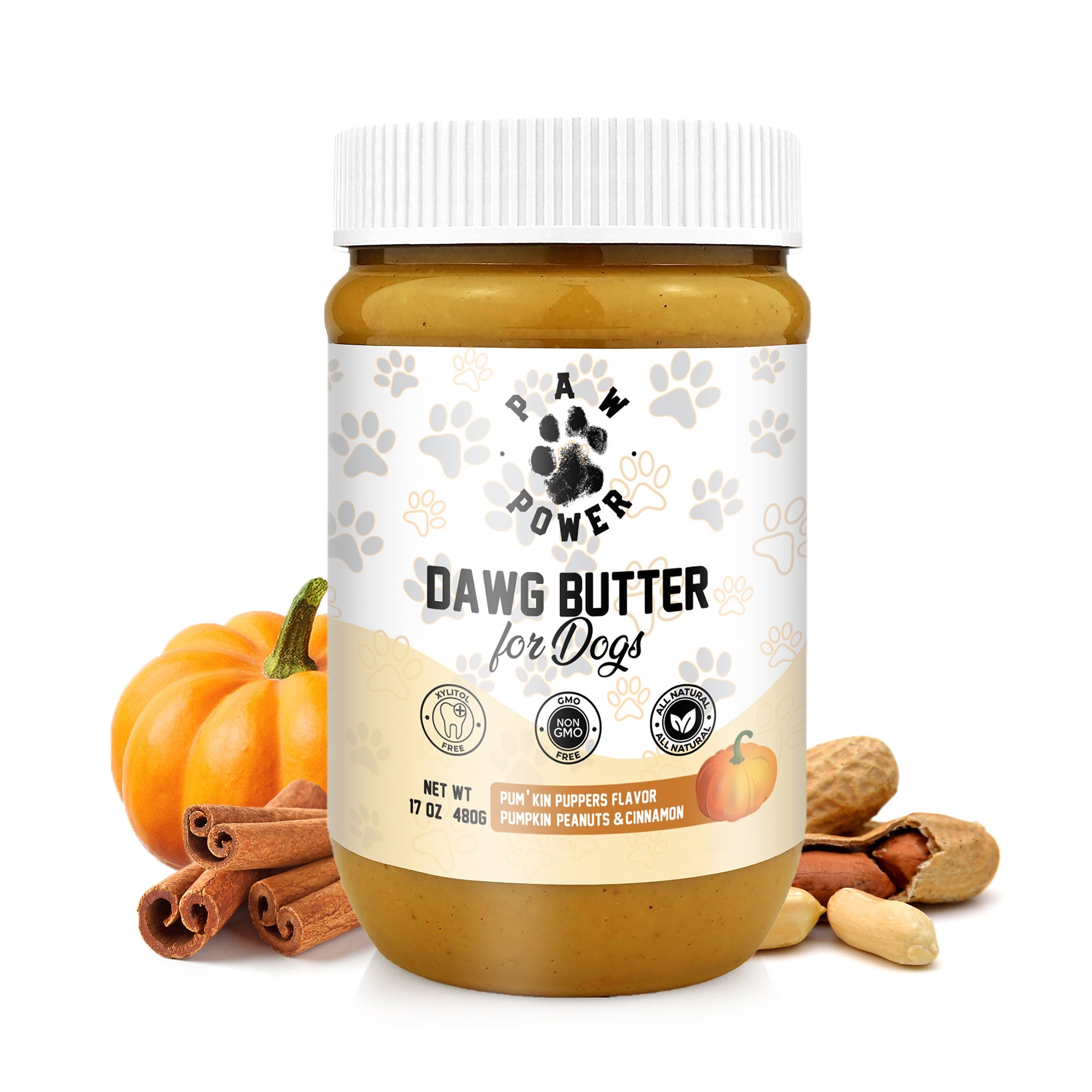 Award-Winning Pumpkin Peanut Butter Dog Treat | Xylitol-Free | Non-GMO | Supports Rescue Dogs