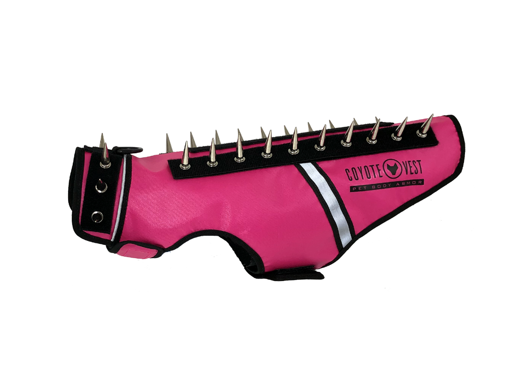 SpikeVest for Cats | Predator Protection Vest | Puncture-Resistant with Chrome Spikes | XS–M