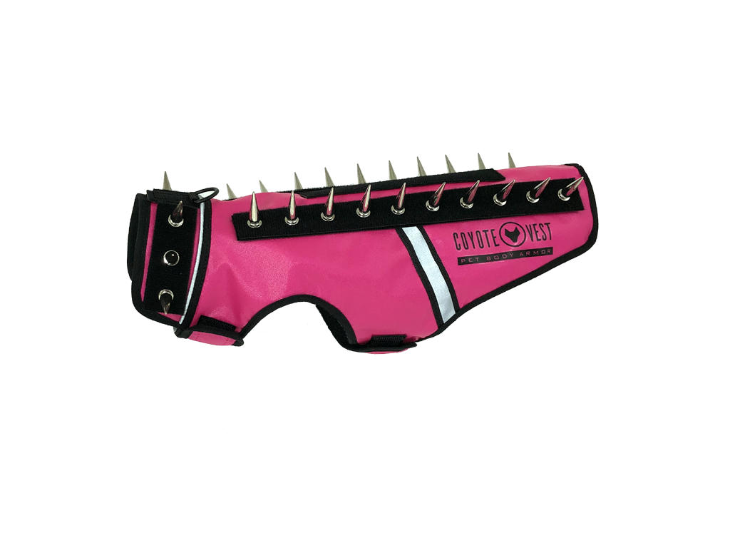 SpikeVest for Cats | Predator Protection Vest | Puncture-Resistant with Chrome Spikes | XS–M