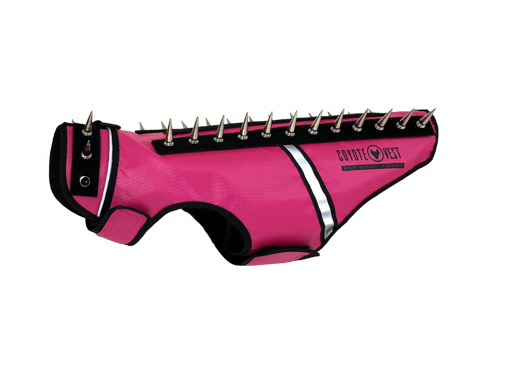 SpikeVest for Cats | Predator Protection Vest | Puncture-Resistant with Chrome Spikes | XS–M