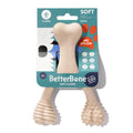 BetterBone SOFT | Plant-Based Gentle Chew Toy for Puppies & Senior Dogs | Non-Toxic | 3 Sizes