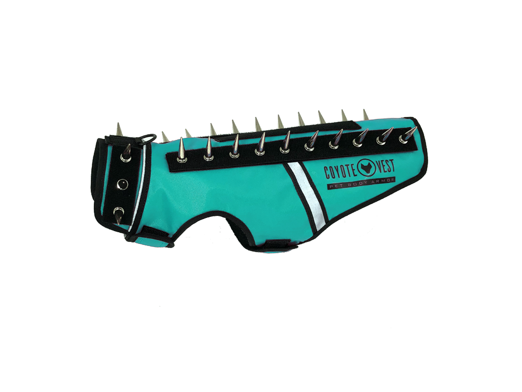 SpikeVest for Cats | Predator Protection Vest | Puncture-Resistant with Chrome Spikes | XS–M
