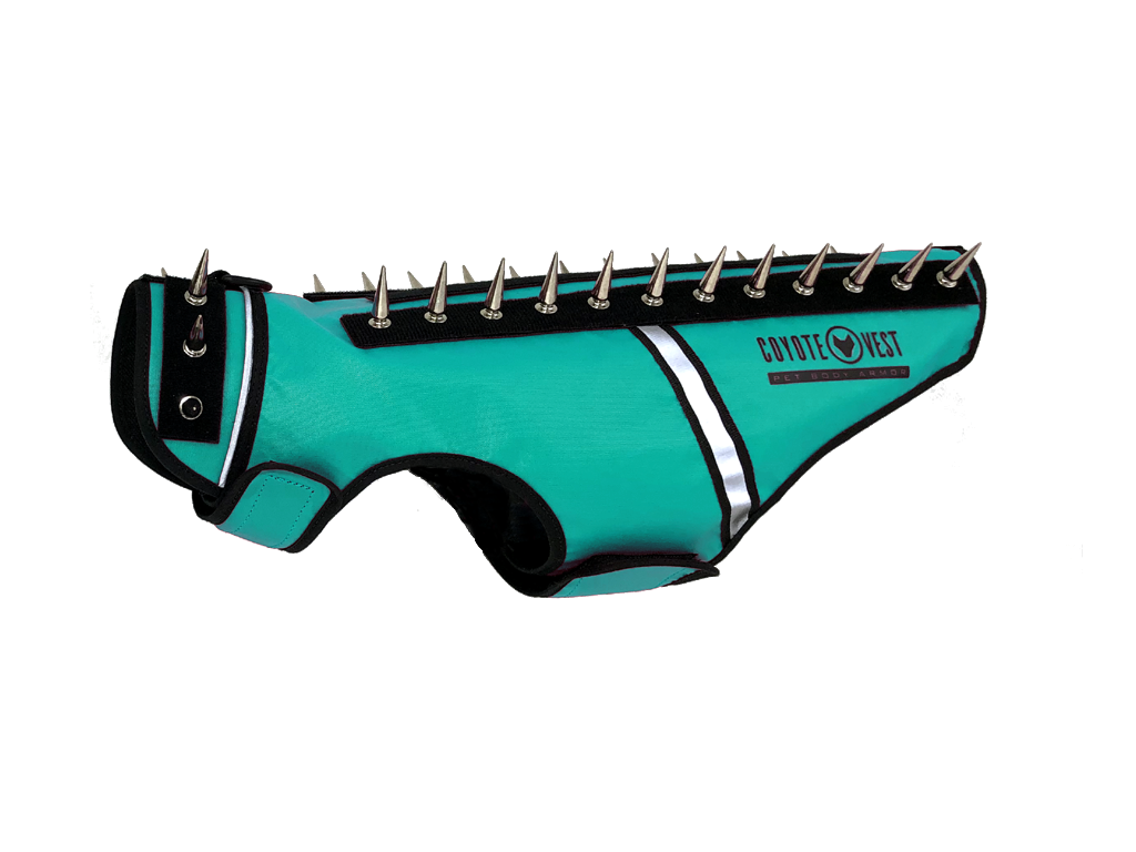 SpikeVest for Cats | Predator Protection Vest | Puncture-Resistant with Chrome Spikes | XS–M