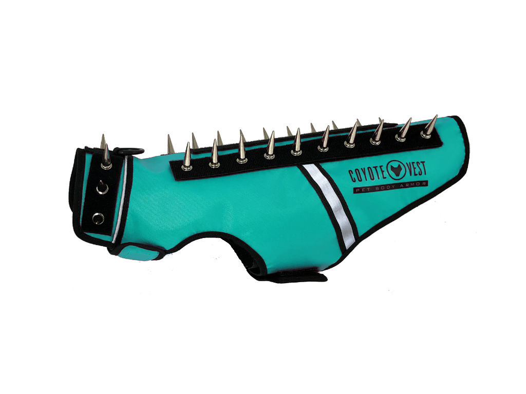 SpikeVest for Cats | Predator Protection Vest | Puncture-Resistant with Chrome Spikes | XS–M