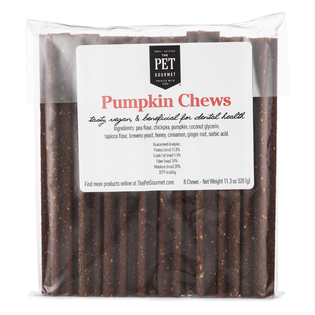 All-Natural Pumpkin Dental Chews for Dogs | Grain-Free | Made in the USA