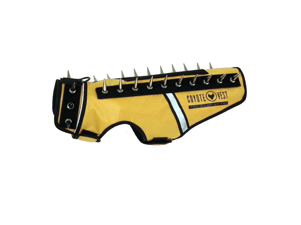 SpikeVest for Cats | Predator Protection Vest | Puncture-Resistant with Chrome Spikes | XS–M