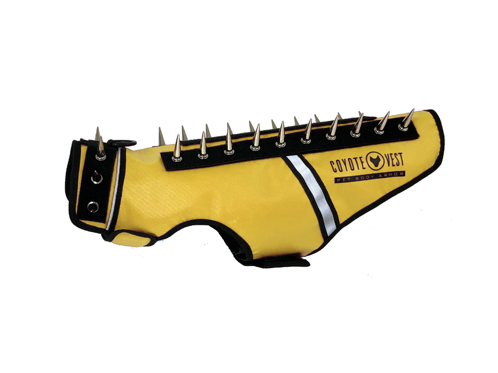 SpikeVest for Cats | Predator Protection Vest | Puncture-Resistant with Chrome Spikes | XS–M