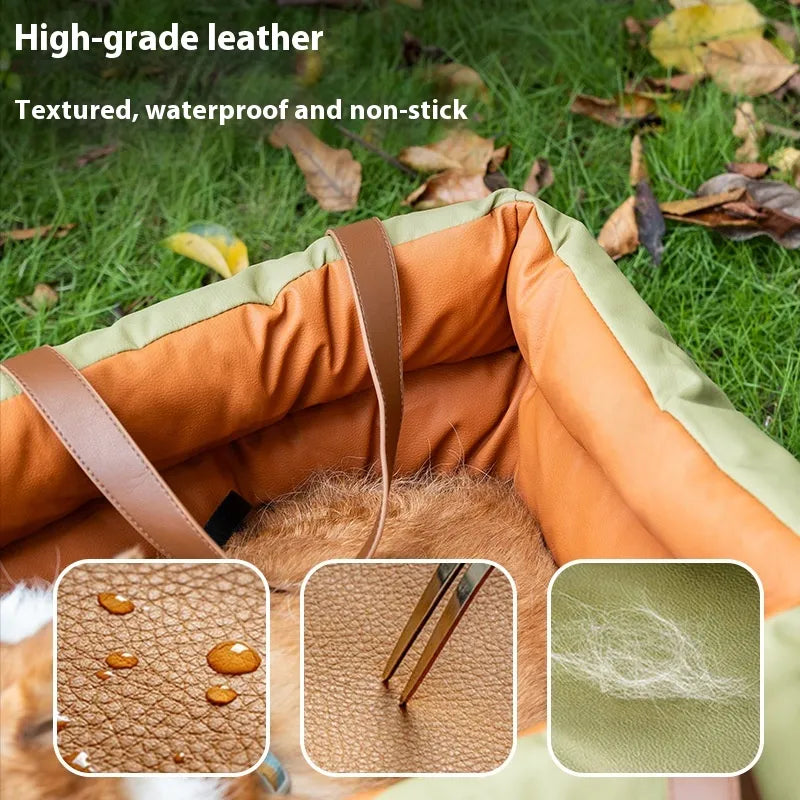 Portable Car Kennel for Cats & Small Dogs | Removable Washable Cover | 55×50×45cm | 3 Colors
