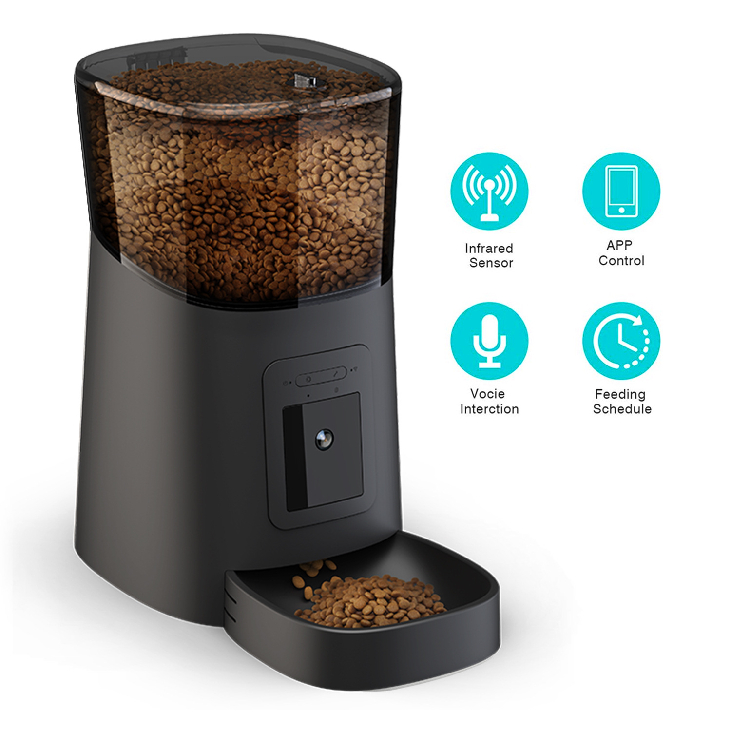 H20 Smart Pet Feeder Camera | 1080p HD + Night Vision | App-Controlled | 6L | iOS & Android