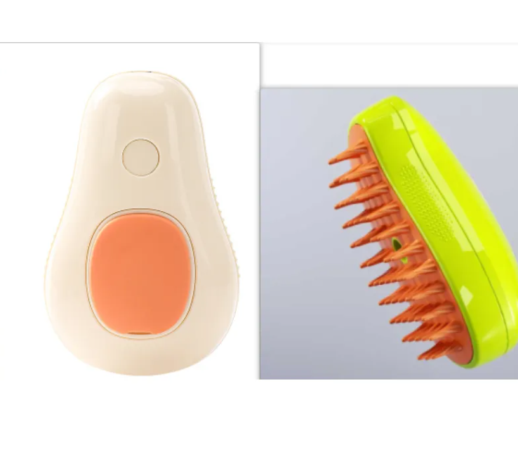 3-in-1 Steam Hair Brush for Dogs & Cats | Deshedding, Detangling & Massage | Cordless