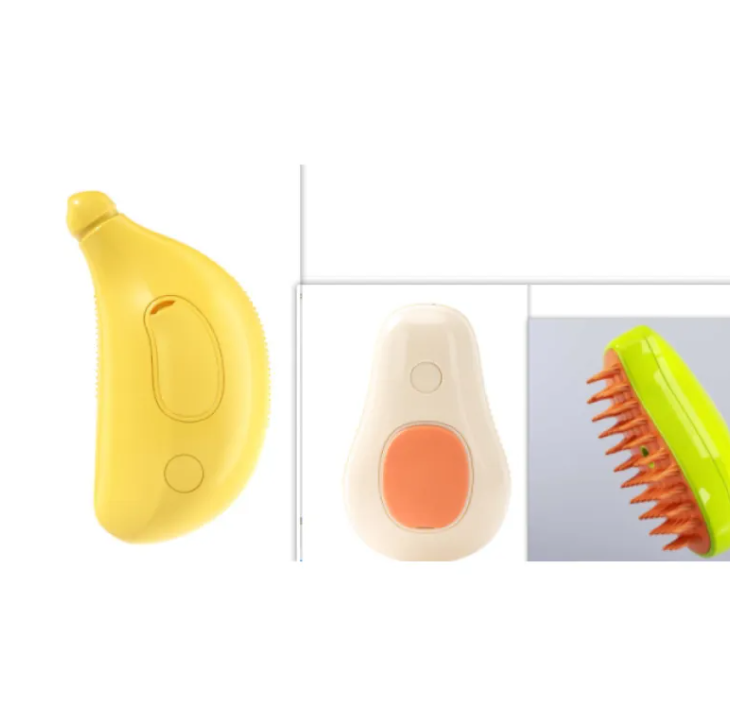 3-in-1 Steam Hair Brush for Dogs & Cats | Deshedding, Detangling & Massage | Cordless