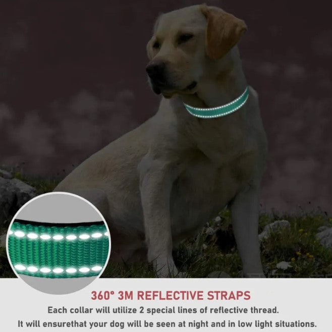 Adjustable Chest Strap Dog Harness | Reflective | Quick-Release | 15–25" | 4 Colors