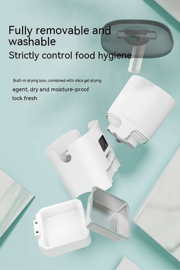 PAPIFEED 6L Smart Auto Pet Feeder | WiFi App Control | Voice Recording | Stainless Steel Bowl | Cats & Dogs