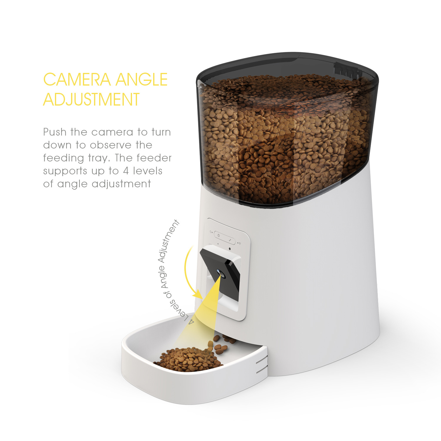 H20 Smart Pet Feeder Camera | 1080p HD + Night Vision | App-Controlled | 6L | iOS & Android