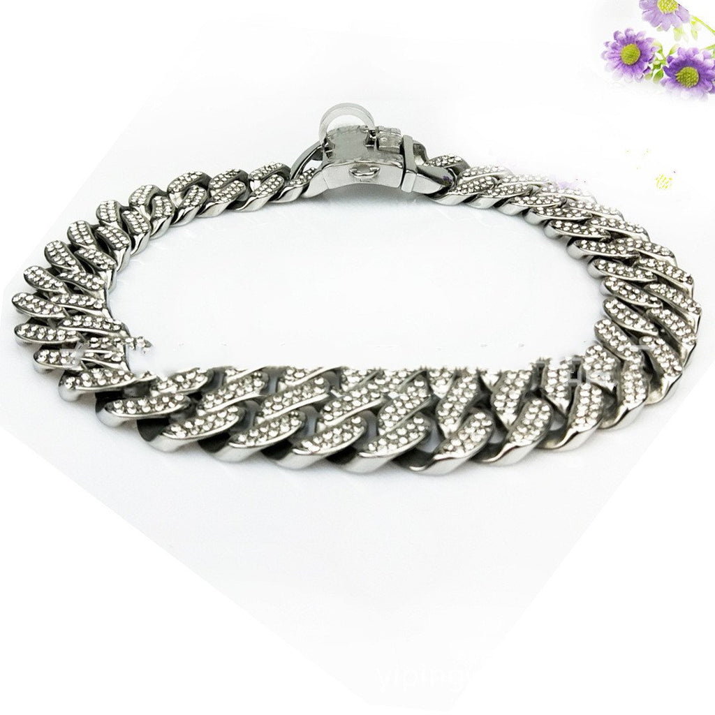 Diamond-Cut Dog Chain Necklace | Mirror Light Effect | Golden, Silver & Rose Gold | 20–70cm