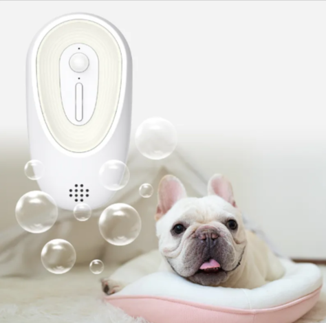 Wall-Mounted Automatic Pet Deodorizer | Litter Box Odor Eliminator | Sterilizing | Compact