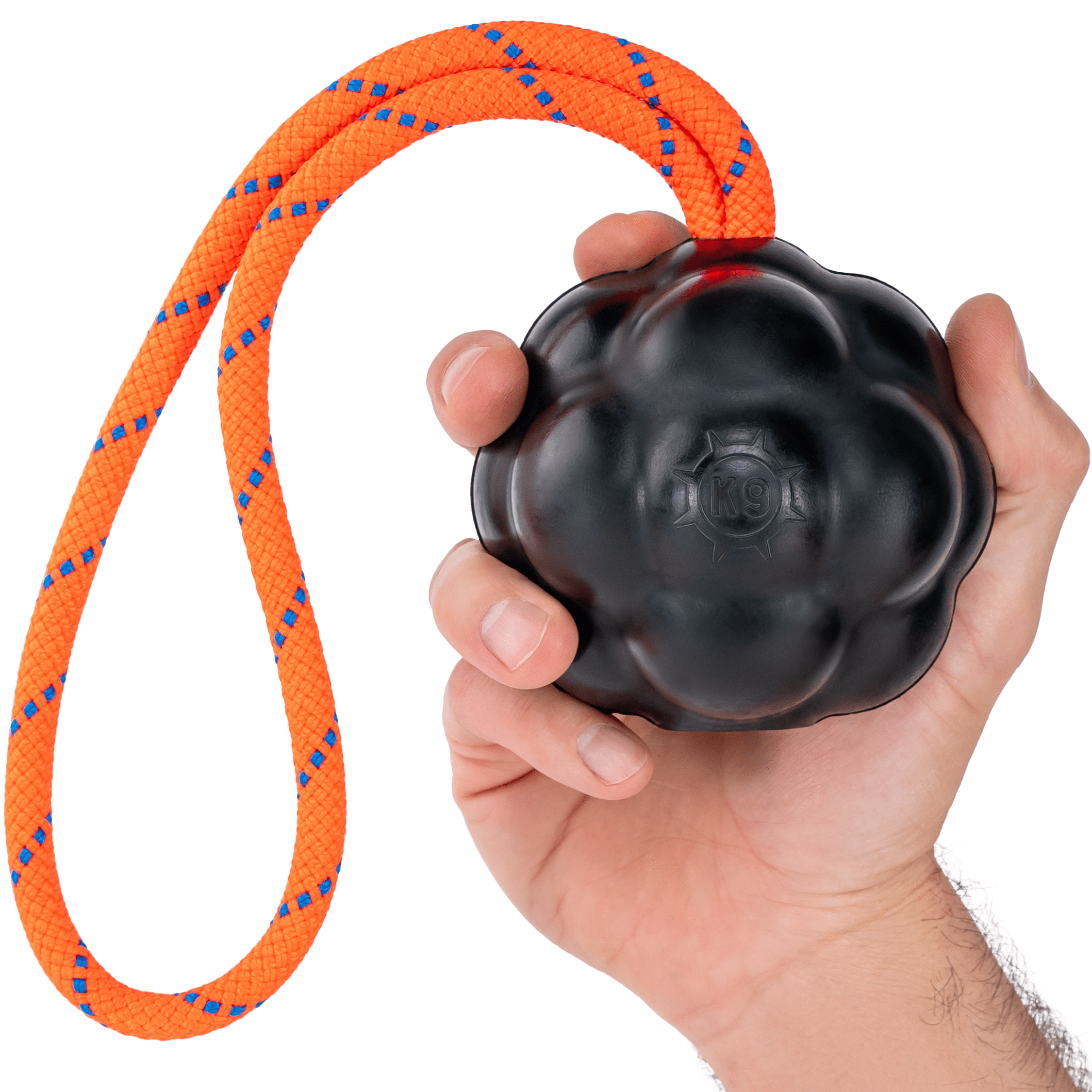 Monster K9 Rope Sling Dog Toy | Military-Grade Rubber | Made in USA | Lifetime Guarantee