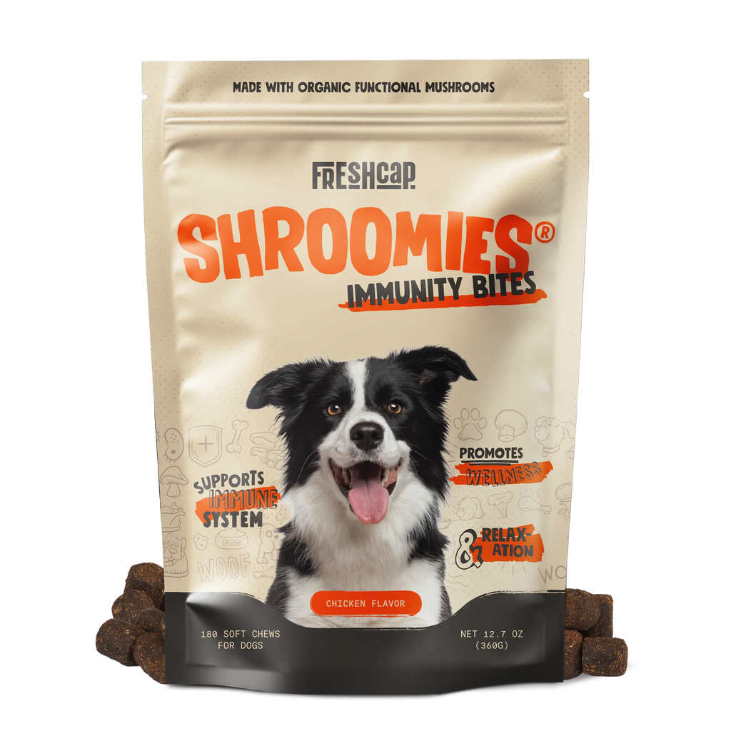 Organic Mushroom Complex for Dogs | 7-Mushroom Soft Chews | Immune & Calm Support